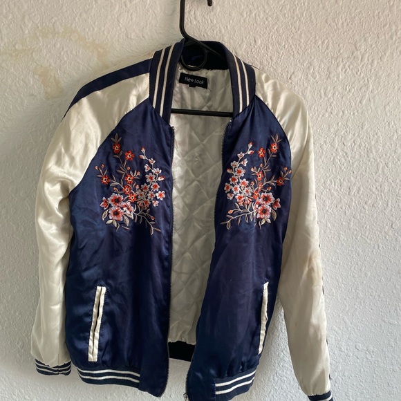 New Look embroidered satin jacket - Picture 4 of 5